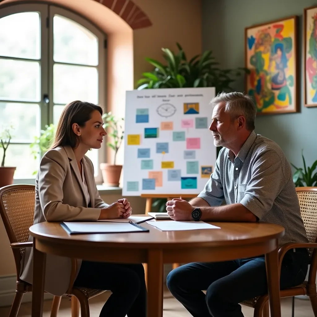 Modern office environment